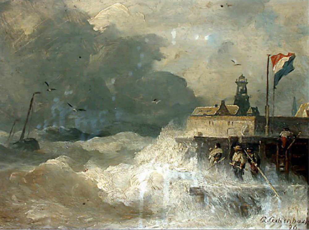 storm at the coast